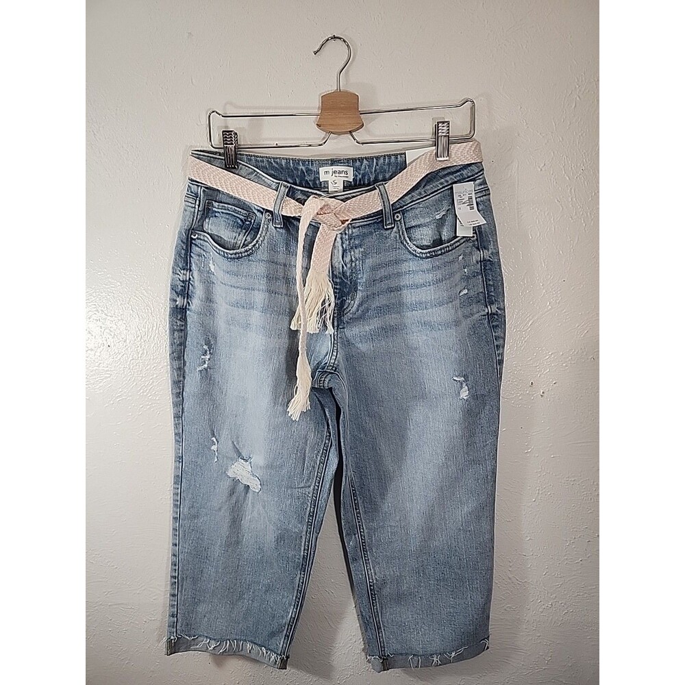m jeans By Maurices Straight Crop Original Fit Size 12 NWT